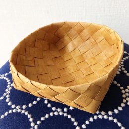 10/23（木）白樺WS「白樺のパンカゴを編む」